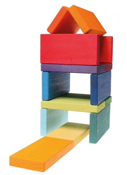 Planchettes arc en ciel pour constructions XL Grimm's