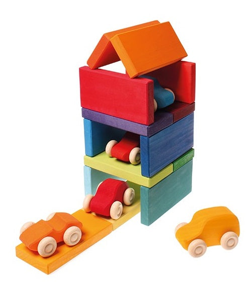 Planchettes arc en ciel pour constructions XL Grimm's