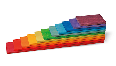 Planches de construction en bois Arc-en-ciel Grimm's