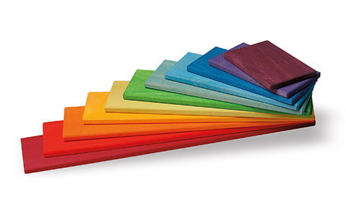 Planches de construction en bois Arc-en-ciel Grimm's