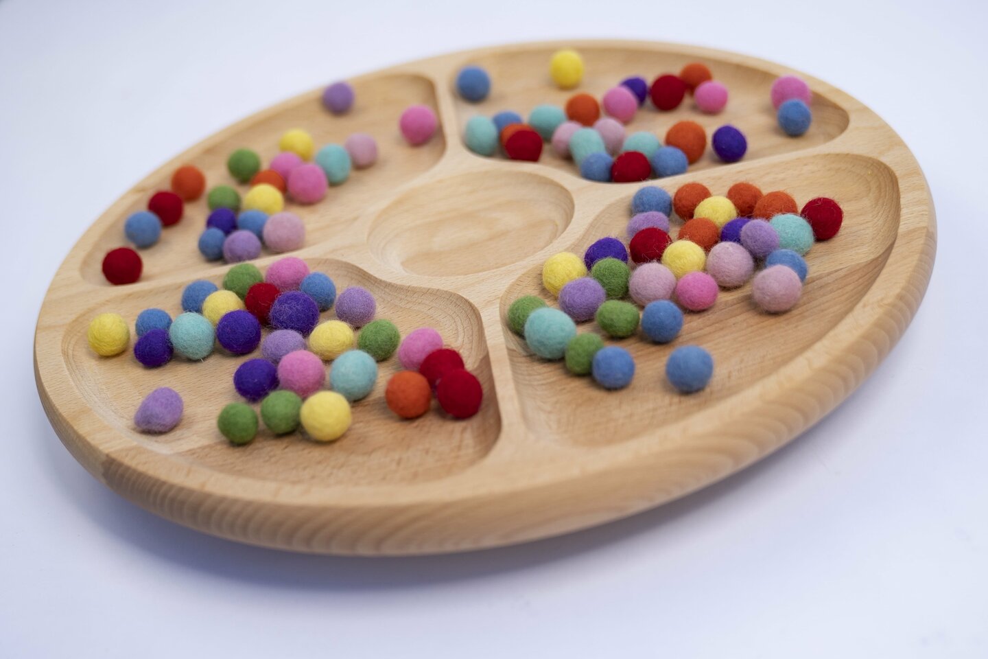 Plateau rond 4 compartiments Pagalou Toys
