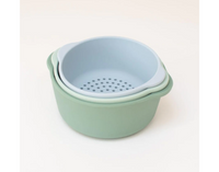 PlayTRAY Inspire My Play Lot de 3 bols Ton bleu/vert