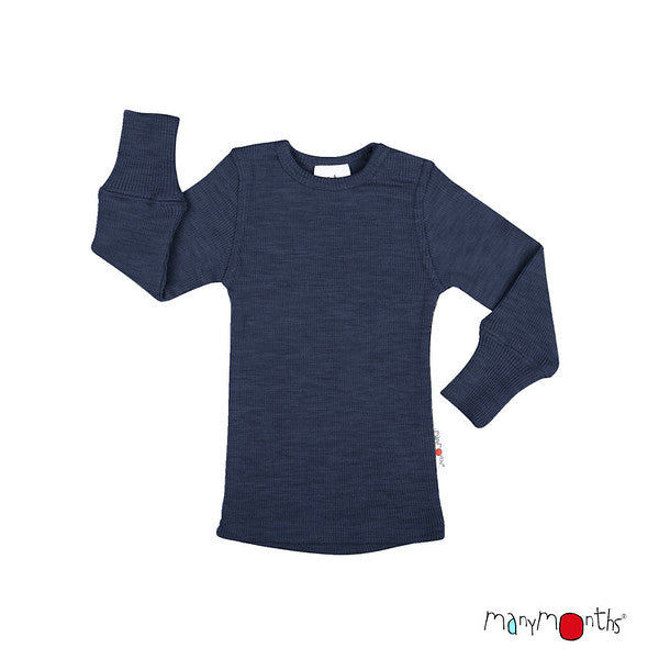 MANYMONTHS T-shirt manches longues en laine - coloris 2023