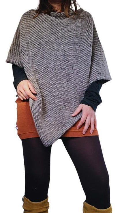 Alwero Poncho en laine Ana Buckle - Taille Unique - Divers coloris