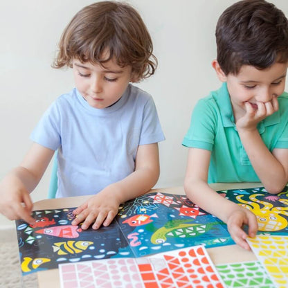 Poster panoramique + 750 stickers Aquarium Poppik