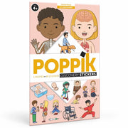 Poster géant + 49 stickers Le corps humain Poppik