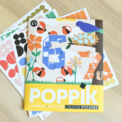 Poppik poster panoramique les Chiffres - 520 autocollants