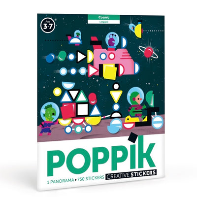 Poster panoramique + 520 stickers Cosmic Poppik