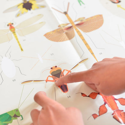 Poster géant + 44 stickers Insectes Poppik