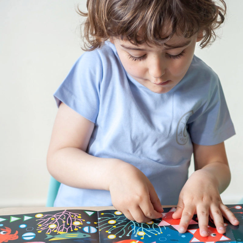 Poster panoramique + 750 stickers Aquarium Poppik
