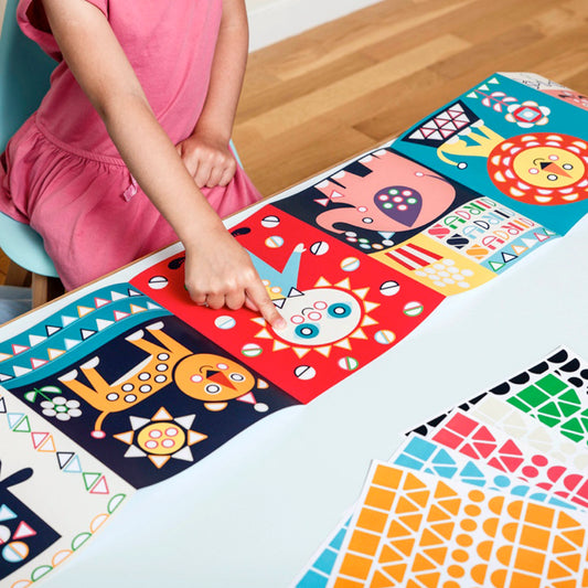 Poster panoramique + 750 stickers Cirque Poppik