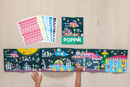 Poster panoramique + 520 stickers Cosmic Poppik
