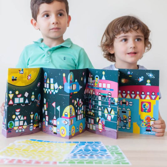 Poster panoramique + 520 stickers Cosmic Poppik