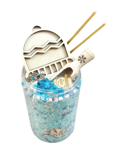 Pour and Play Mix Hiver Lot complet pour le jeu sensoriel - Sensory Fun