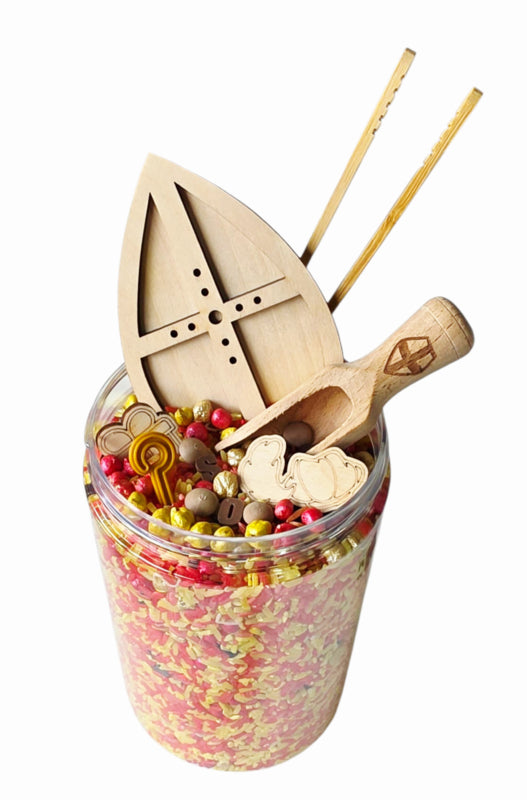 Pour and Play Mix St Nicolas Lot complet pour le jeu sensoriel - Sensory Fun