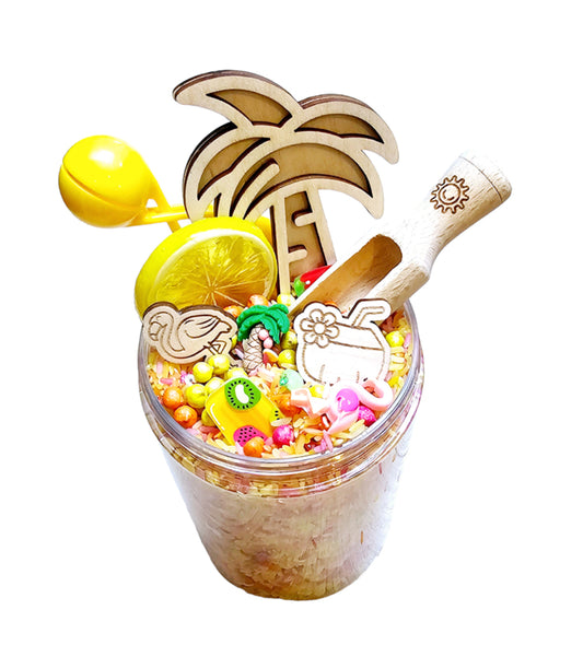 Pour and Play Mix Tropical Lot complet pour le jeu sensoriel - Sensory Fun