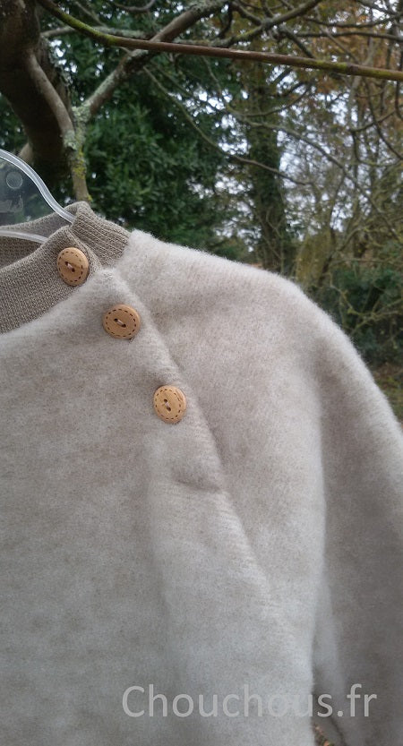 Cosilana pull en laine café au lait