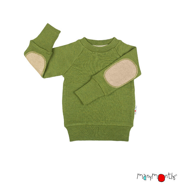 MANYMONTHS Pull en laine avec coudière coloris 2025