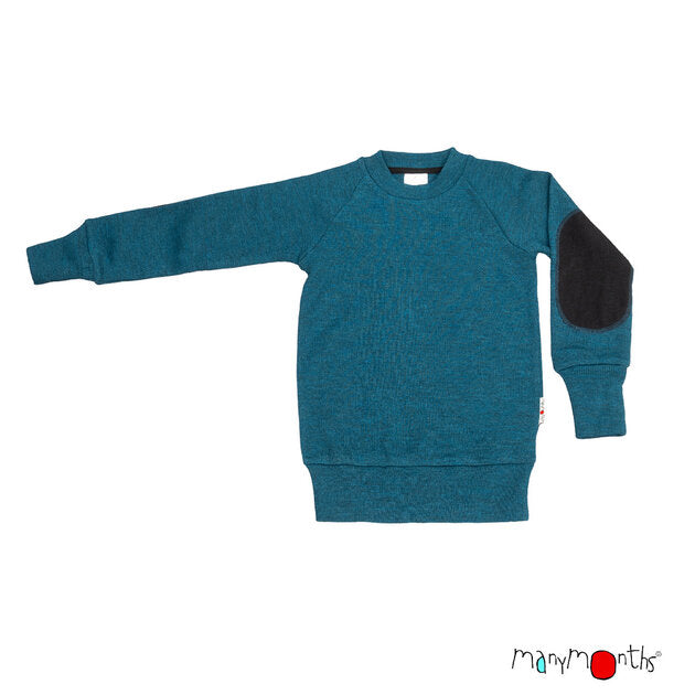 MANYMONTHS Pull en laine avec coudière coloris 2025