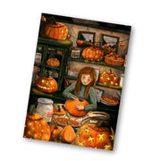 Carte postale Pumpkin Cosiness - Illustratrice E. Bennink