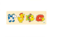Puzzle en bois Vache, Coq GOKI