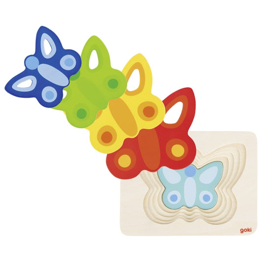 Puzzle Papillons 5 couches GOKI
