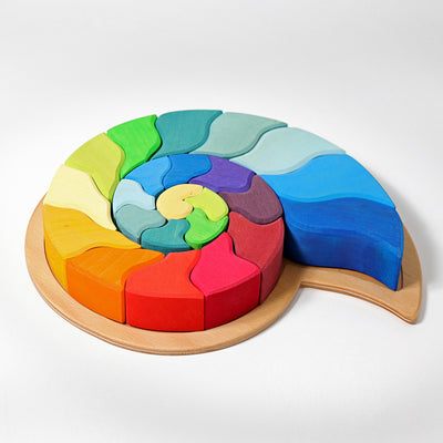 Puzzle en bois Ammonite Escargot GRIMMS