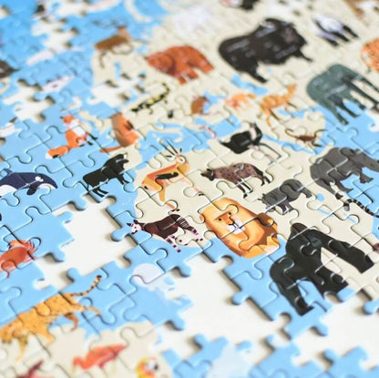 Puzzle Animaux 500 pièces Poppik