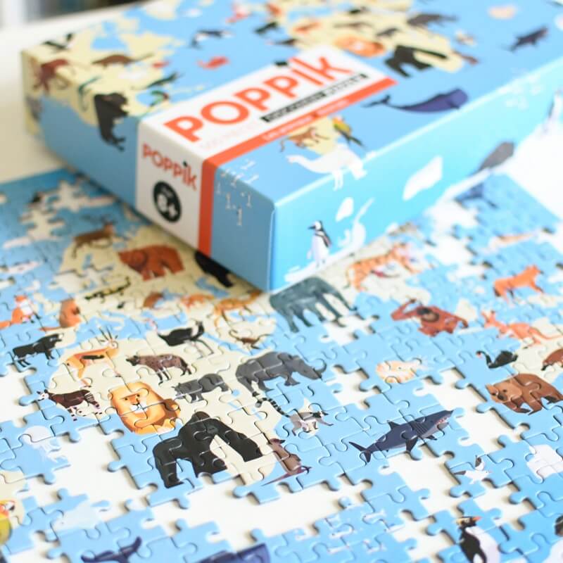 Puzzle Animaux 500 pièces Poppik
