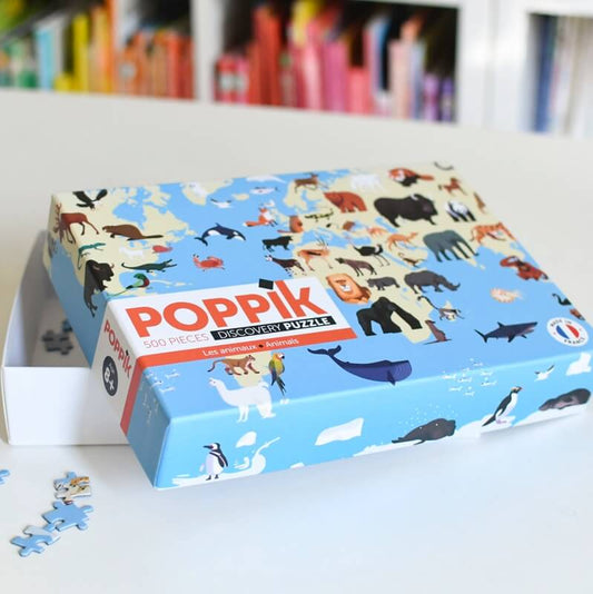 Puzzle Animaux 500 pièces Poppik