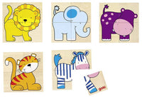 Puzzle & Mémo Animaux sauvage GOKI