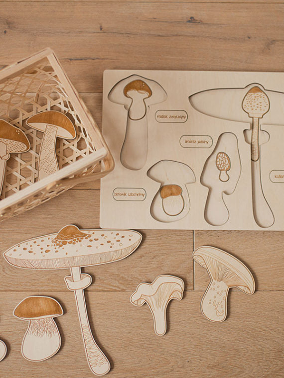 Puzzle multicouches Champignons Stuka Puka