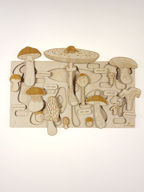 Puzzle multicouches Champignons Stuka Puka