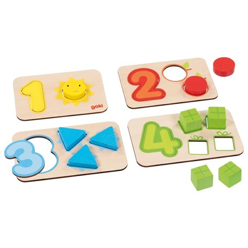 Puzzle chiffres et associations d'images GOKI