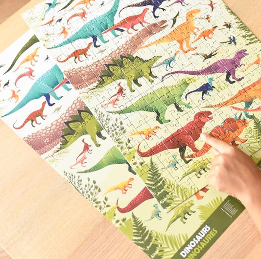 Puzzle Dinosaures 280 pièces Poppik