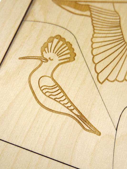 Puzzle en bois A la découverte des oiseaux Stuka Puka