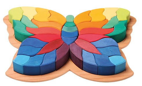 Puzzle en bois Papillon Grimm's