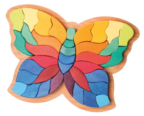 Puzzle en bois Papillon Grimm's