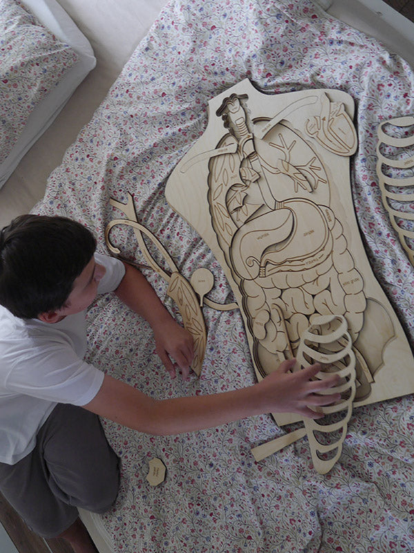 Puzzle géant Anatomie de notre corps Stuka Puka