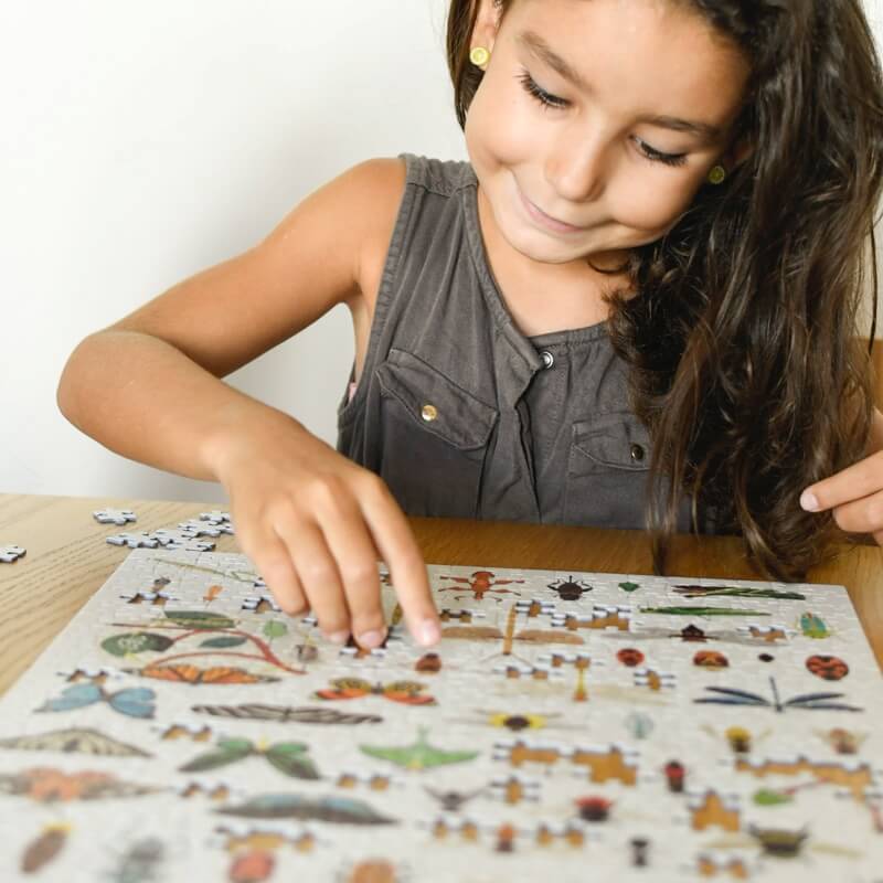 Puzzle Insectes 500 pièces Poppik