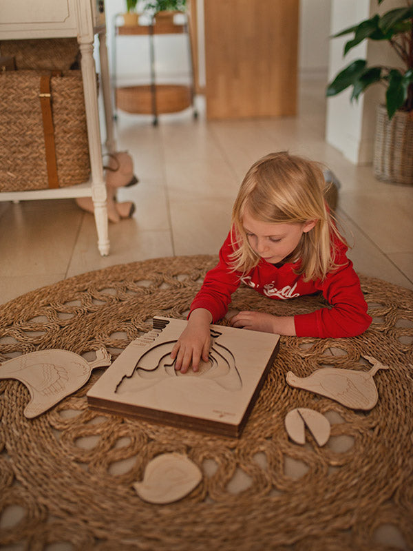 Puzzle multicouches le Cycle de vie de la poule Stuka Puka