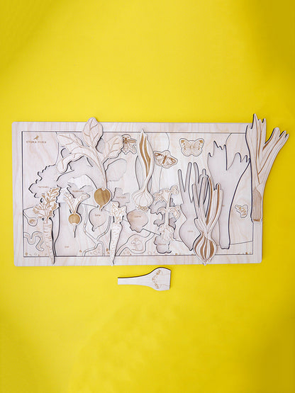 Puzzle Notre jardin Stuka Puka