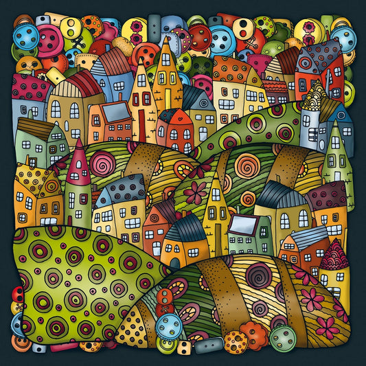 Puzzle Palapeli Mountain Village - 210 pièces