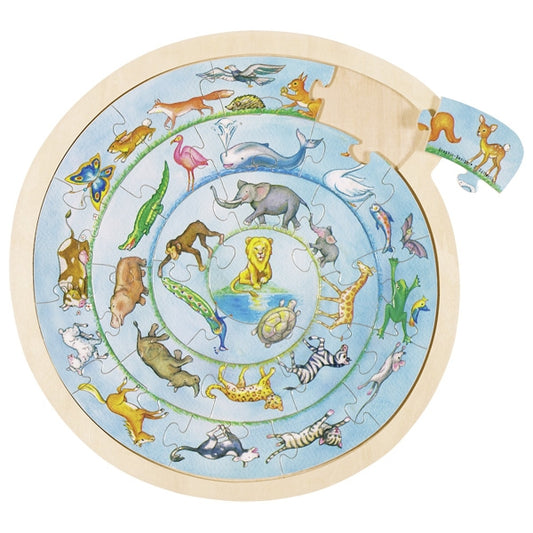 Puzzle la ronde des animaux GOKI