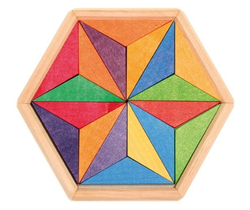 Puzzle en bois Triangles GRIMMS