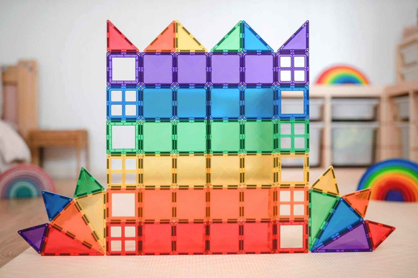 Connetix Tiles Jeu magnétique Starterset - Lot de démarrage - 60 pièces