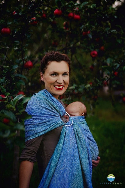 RingSling Little Frog Marine linen Wildness