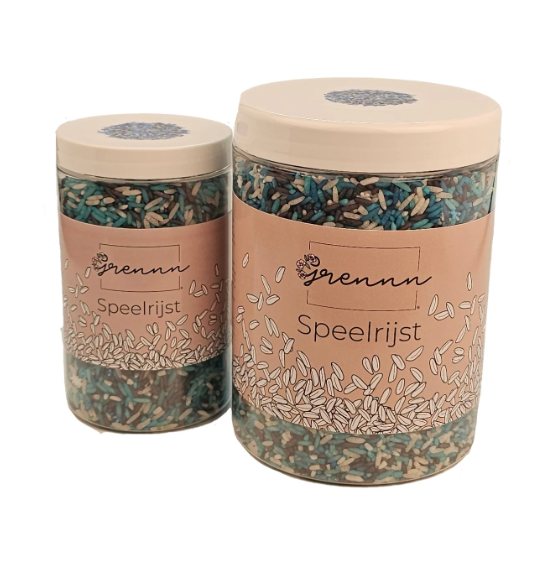 Riz sensoriel Snow Mix - Grennn
