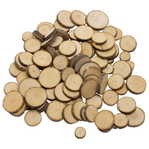 Rondelles en bois pour travaux manuels Goki