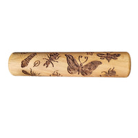 Kiddi Rouleau tampon en bois Insectes